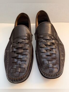 Bruno Magli Woven Loafers  11 F